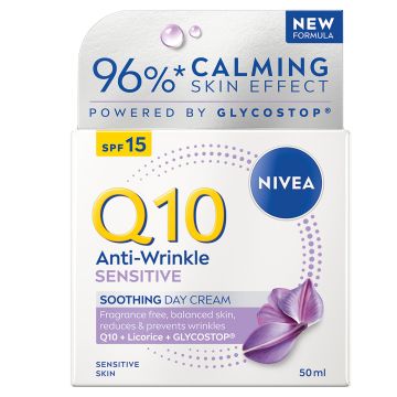 Nivea Q10 Sensitive dnevna krema protiv bora SPF15 50 ml