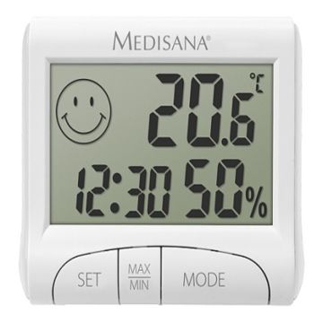 Medisana Digitalni termometar - higrometar i sat HG100