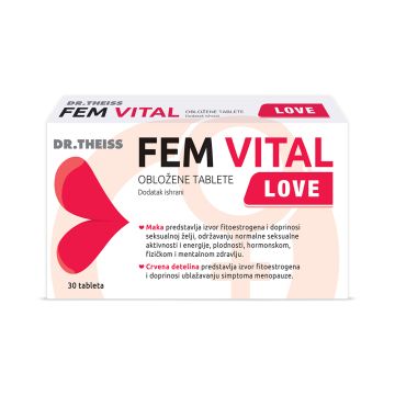 Fem Vital Love, 30 obloženih tableta