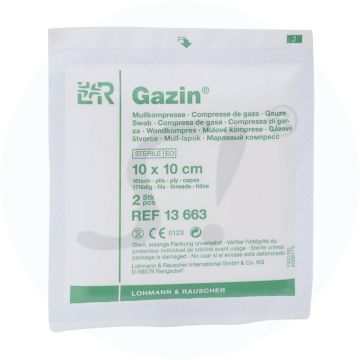 L&R gaza kompresa 10x10sterilna a30