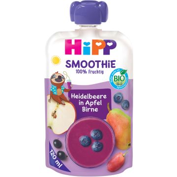 Hipp BIO voćni Smoothie napitak Borovnica, jabuka i kruška 120ml