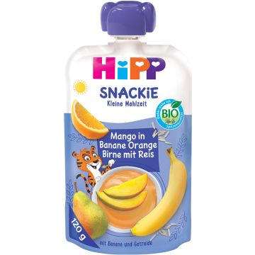 HIPP Sport-Banana, pomorandža, kruška sa pirinčanim brašnom 120g 12M+