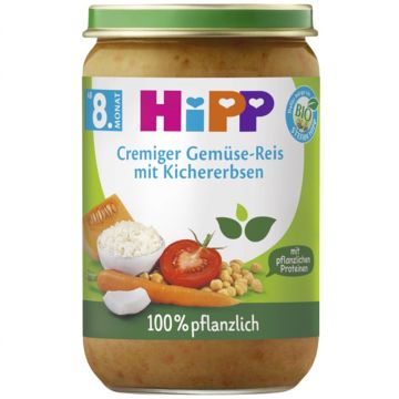 Hipp bio kašica povrće-pirinač sa leblebijama 220g 