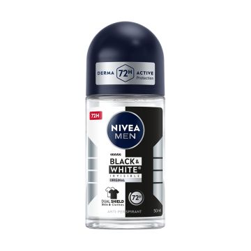 Nivea Men Black & White Invisible Original roll on 50ml