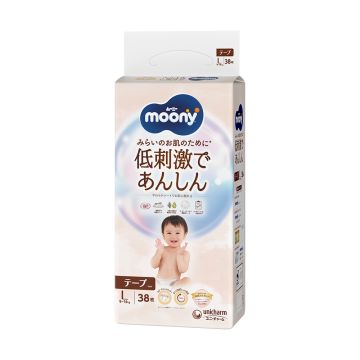 Moony Natural Low Irritation pelene L, 9-14 kg, 38 kom
