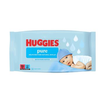 Huggies bwipes pure, higijenske vlažne maramice za bebe, 56 kom