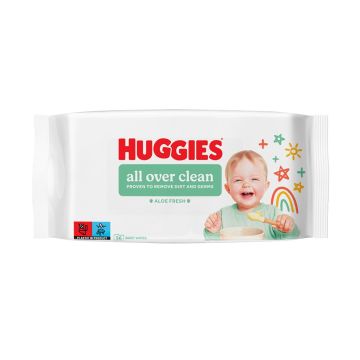 Huggies bwipes all over clean higijenske vlažne maramice za bebe, 56 kom