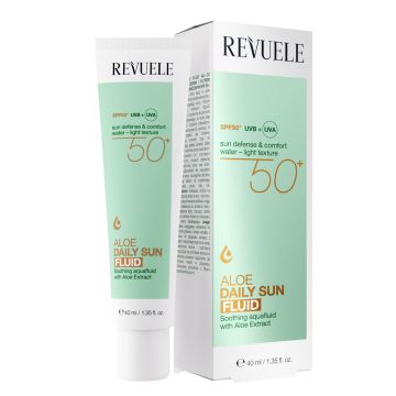 Revuele fluid za lice SPF50 - aloja 40ml