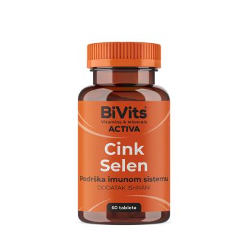 BiVits Activa Cink Selen 60 tableta