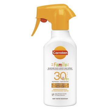 Carroten porodično mleko u spreju spf30 270ml 
