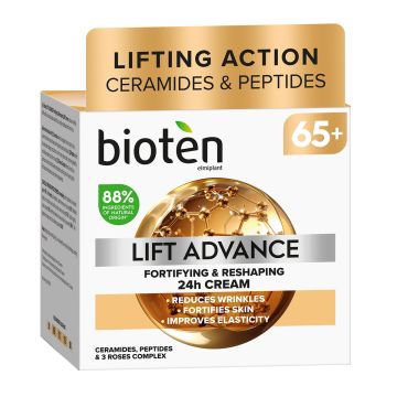 Bioten Lift Advance dnevna krema 65+, 50ml