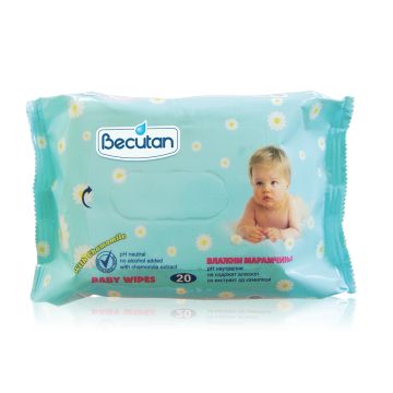 Becutan Bebi vlažne maramice 20 komada