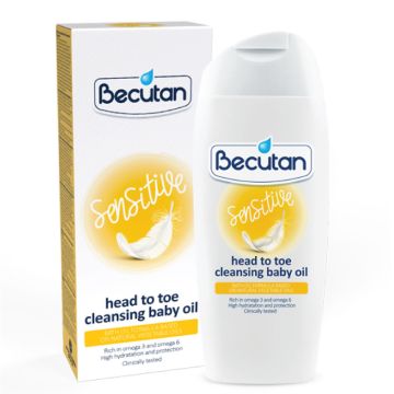 Becutan sensitive uljana kupka 200ml