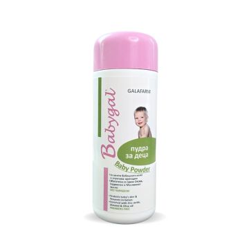 Babygal puder za decu sa cink oksidom, bademovim i maslinovim uljem 90g