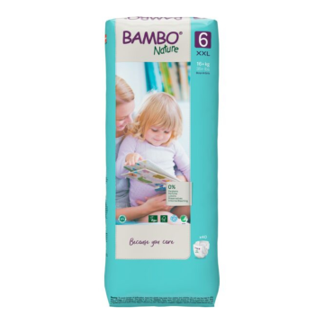 Bambo Nature Eco-Friendly 6 pelene za bebe A40 (16+kg)