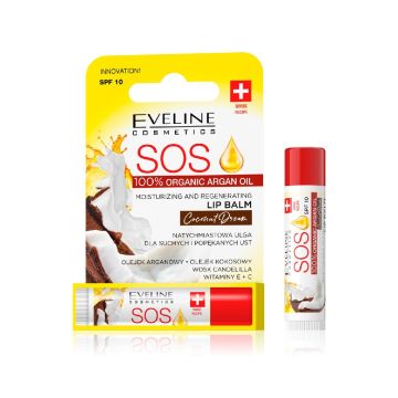 Eveline Sos Regenerišuc´i balzam SPF10, Coconut , 4,2g