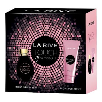 La Rive Touch of woman ženski set (toaletna voda 90ml + gel 100ml)