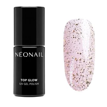 Neonail top za nokte Glow Gold Flakes 7,2 ml