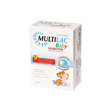 Multilac Baby, sinbiotik, 10 kesica