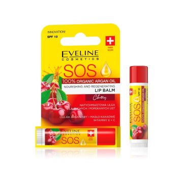 Eveline Sos Regenerišuc´i balzam SPF10, Cherry , 4,2g