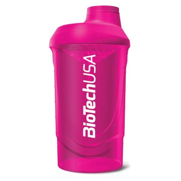 BioTech USA Šejker 600 ml rozi