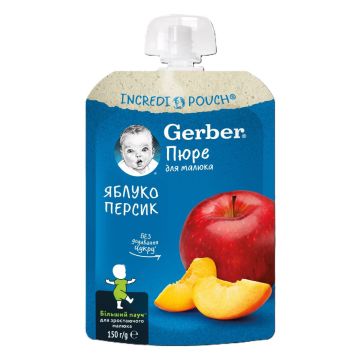 Gerber voćna pire ,jabuka breskva 150g