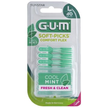 Gum soft flex silikonske čačkalice l 40 kom