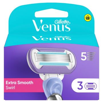 Gillette Venus Deluxe Smooth Swirl dopune za brijanje, 3 kom