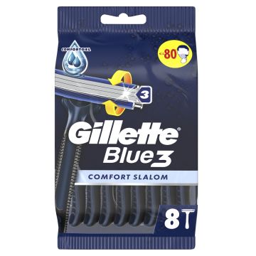Gillette Blue3 Comfort Slalom jednokratni brijači, 8kom