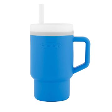 Infantino silikonska čaša 6m+,266ml, plava