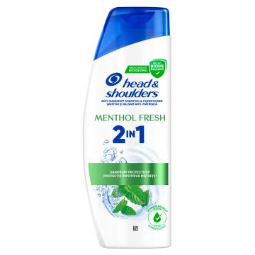 Head & Shoulders Menthol Fresh 2u1 šampon i regenerator protiv peruti 625 ml