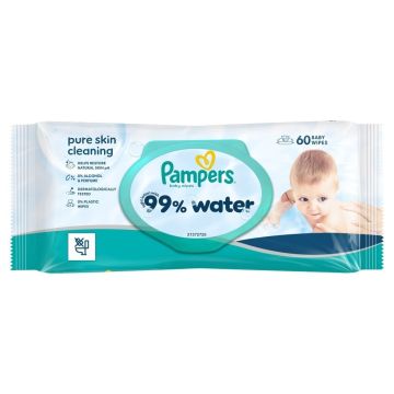 Pampers Aqua vlažne maramice, 60 komada