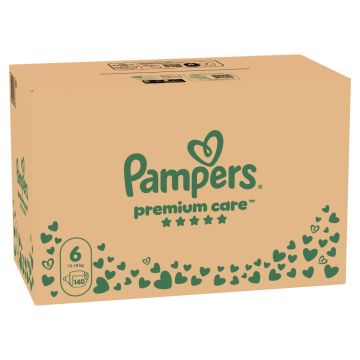 Pampers Premium Care pelene (mesečni box), veličina 6, 13-18 kg, 140 kom