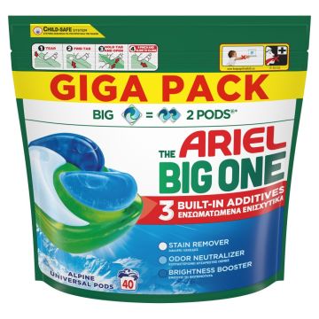 Ariel The Big One Universal kapsule za veš, 40kom