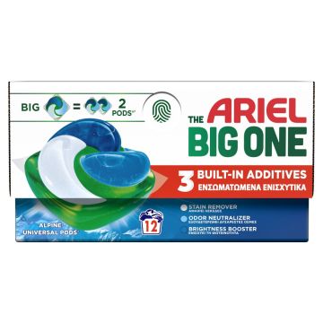 Ariel The Big One Universal kapsule za veša, 12kom