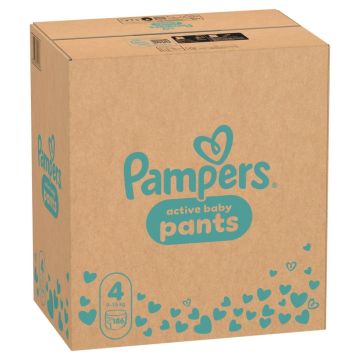 Pampers Pants pelene (mesečni box) veličina 4, 9-15kg, 186kom