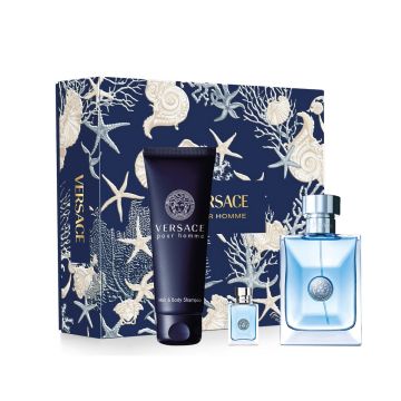 Versace pour homme  edt 100 ml, sg 150 ml,edt 5 ml