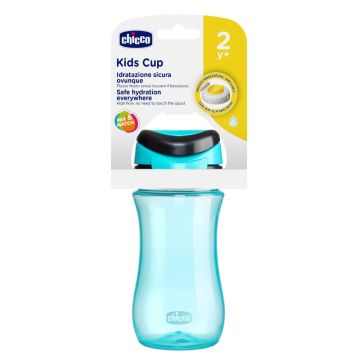 Chicco čaša sa preklopnom ručkom 350 ml,24 m+, plava