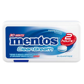 Mentos Clean Breath pepermint bombone, 21g