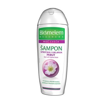 Biomelem šampon Moć cveća sprečava i uklanja perut 222ml