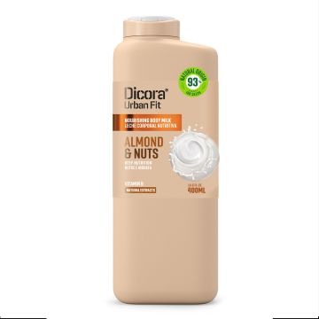 Dicora Urban fit mleko za telo vitamin B, badem i orah 400ml