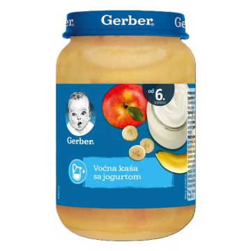 Gerber kašica od voća sa jogurtom 190g
