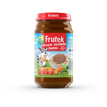 Frutek povrće, govedina i pirinač kašica 190 gr
