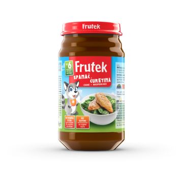 Frutek spanać i ćuretina kašica 190 gr