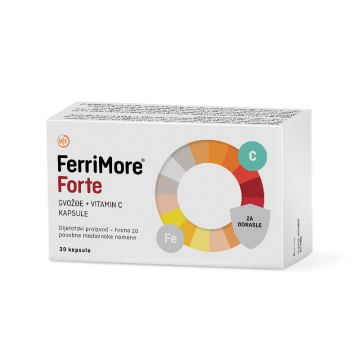 FerriMore Forte 30/60mg 30 kapsula (Fe+C)