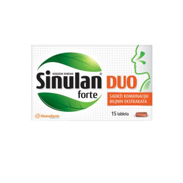Sinulan duo forte, 15 tableta