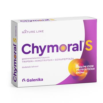 Chymoral S, gastrorezistentne kapsule, 10 kapsula