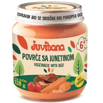 Juvitana kašica od povrća sa junetinom 128g