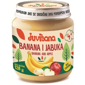 Juvitana kašica od banane i jabuke 128g