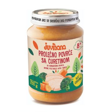 Juvitana kašica Prolećno povrće sa ćuretinom 230g